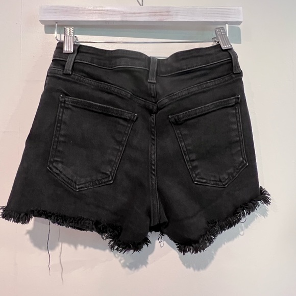 Just black, denim shorts - Picture 4 of 5